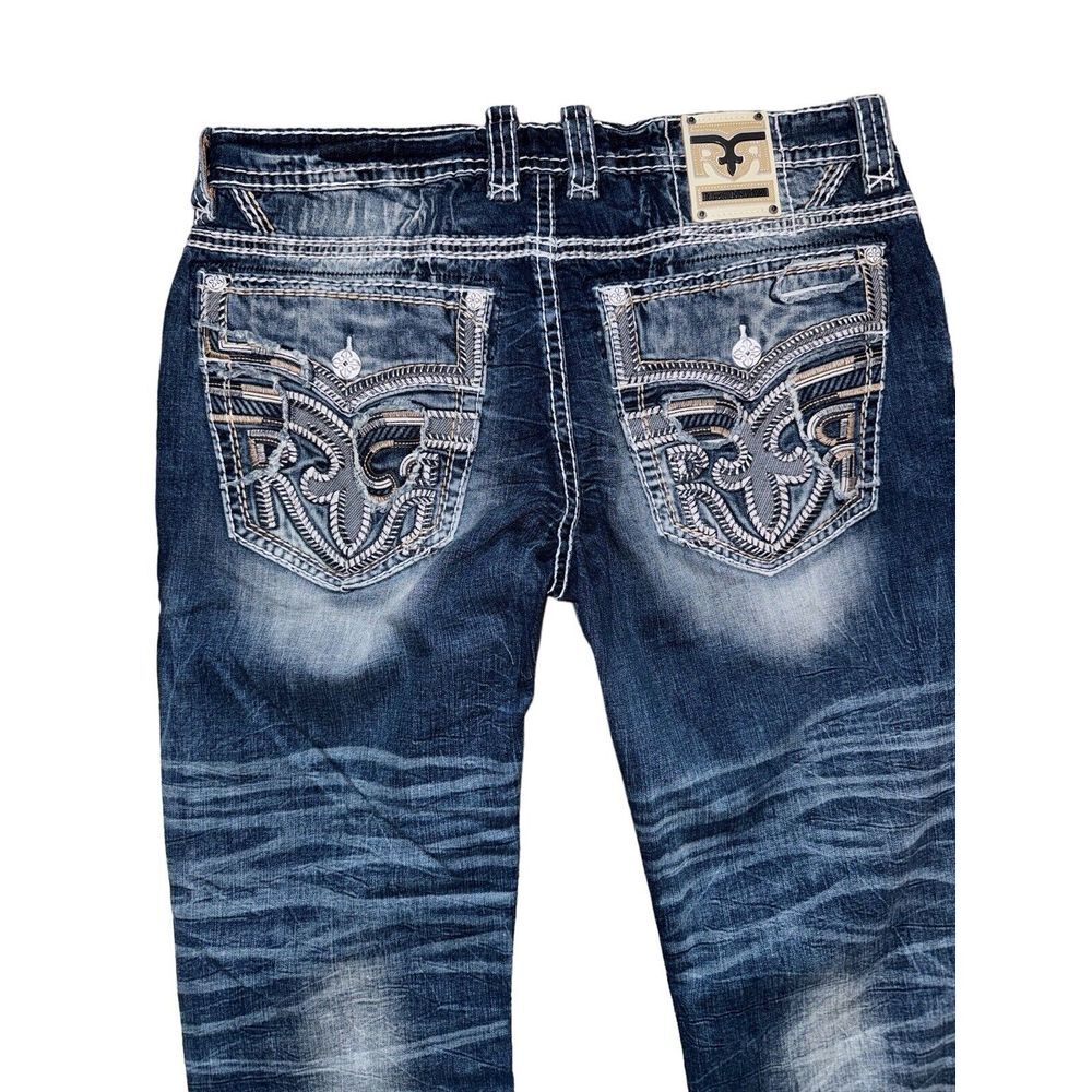 Rock Revival Blue Slim Straight Jeans this a brand new jeans never wear it